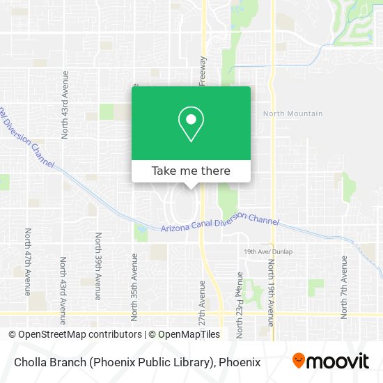 Mapa de Cholla Branch (Phoenix Public Library)