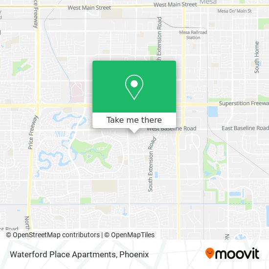 Waterford Place Apartments map