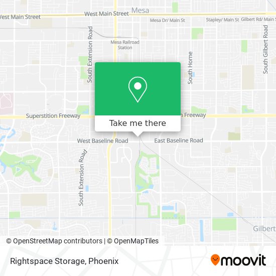 Rightspace Storage map