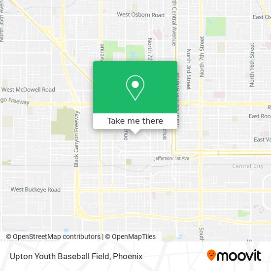 Mapa de Upton Youth Baseball Field