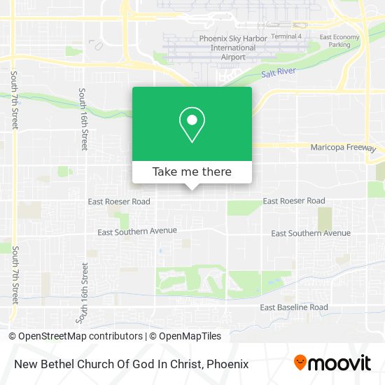 New Bethel Church Of God In Christ map