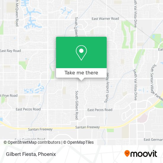 Gilbert Fiesta map