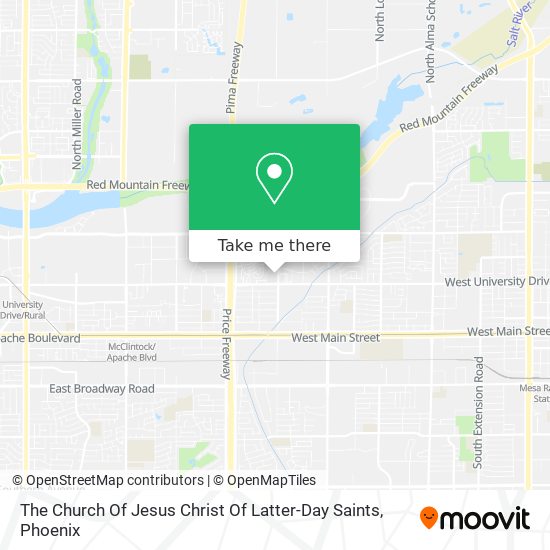 The Church Of Jesus Christ Of Latter-Day Saints map