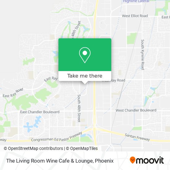 Mapa de The Living Room Wine Cafe & Lounge