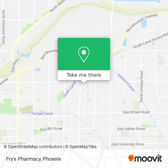 Fry's Pharmacy map