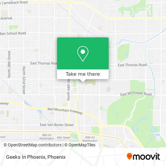 Geeks In Phoenix map