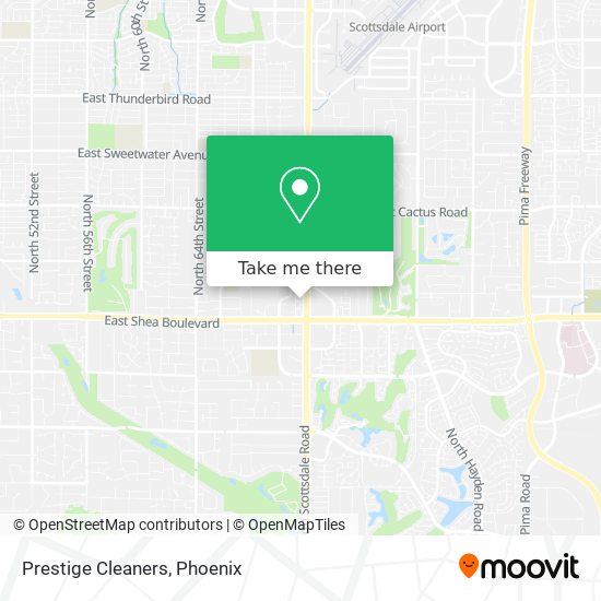 Prestige Cleaners map