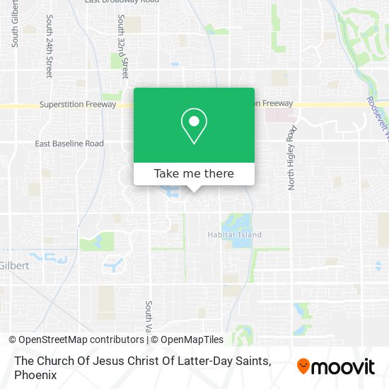 The Church Of Jesus Christ Of Latter-Day Saints map