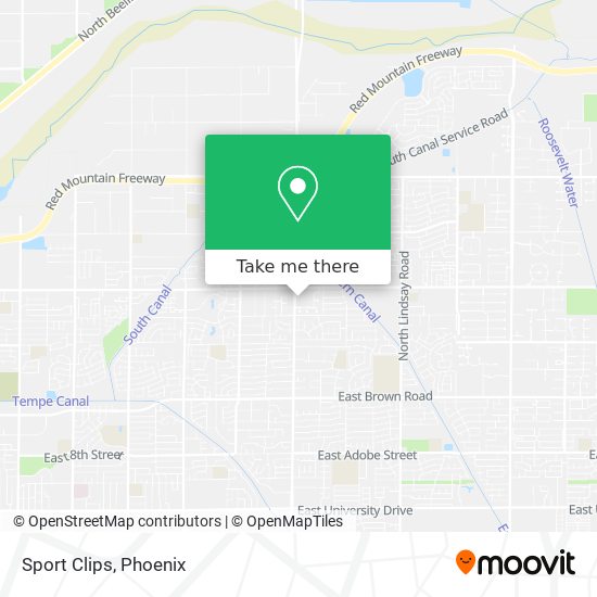 Sport Clips map