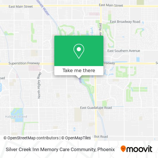 Silver Creek Inn Memory Care Community map