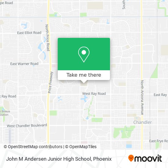 Mapa de John M Andersen Junior High School
