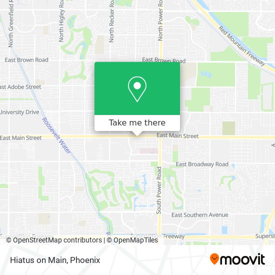 Mapa de Hiatus on Main