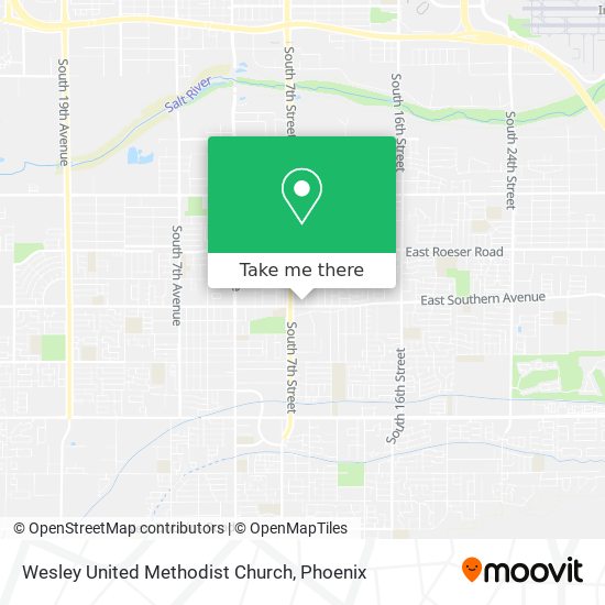 Wesley United Methodist Church map