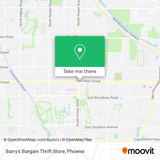 Barry's Bargain Thrift Store map