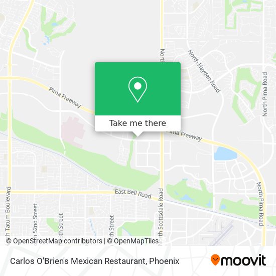 Mapa de Carlos O'Brien's Mexican Restaurant