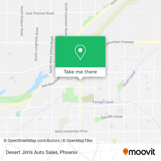 Mapa de Desert Jim's Auto Sales