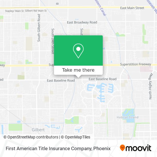 First American Title Insurance Company map