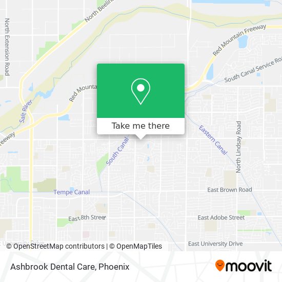 Ashbrook Dental Care map