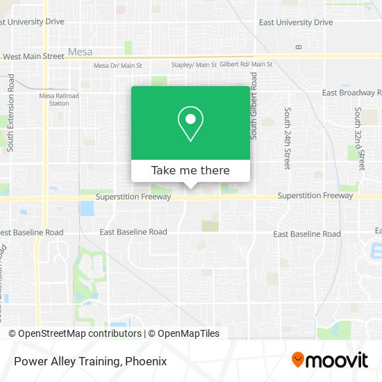 Power Alley Training map
