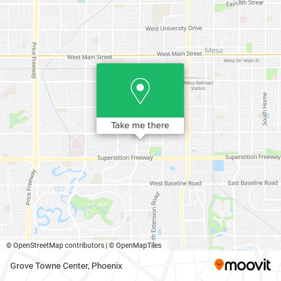 Grove Towne Center map