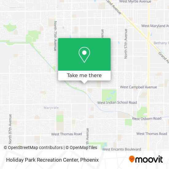 Holiday Park Recreation Center map