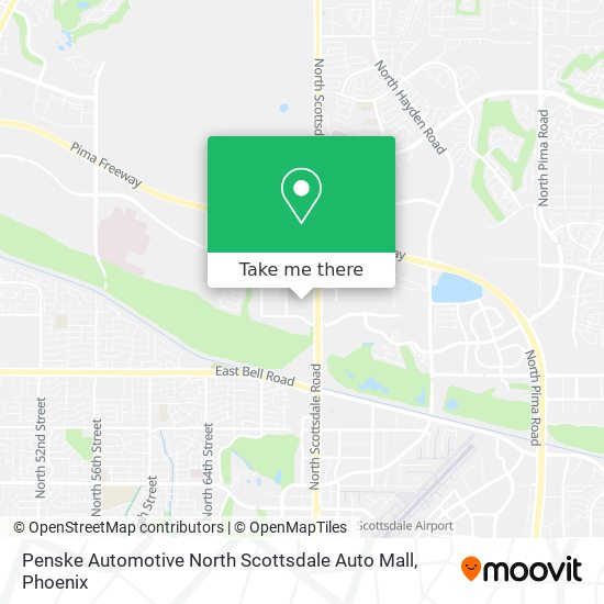 Mapa de Penske Automotive North Scottsdale Auto Mall
