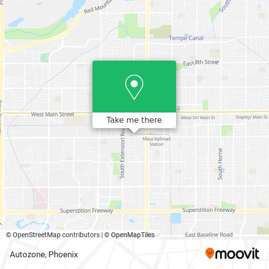 Autozone map