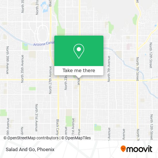 Salad And Go map