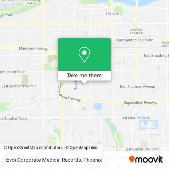 Evdi Corporate Medical Records map