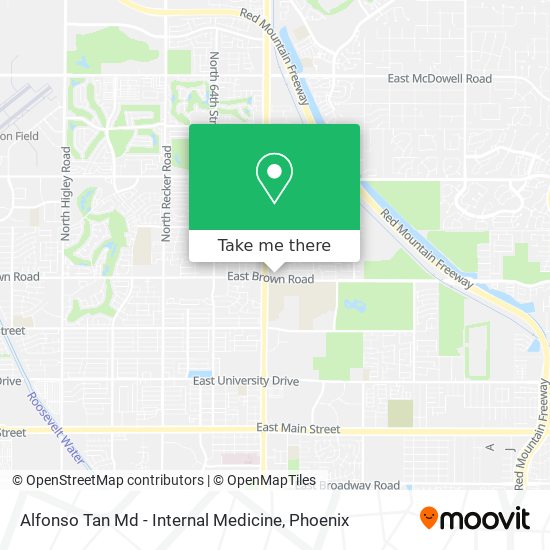 Alfonso Tan Md - Internal Medicine map