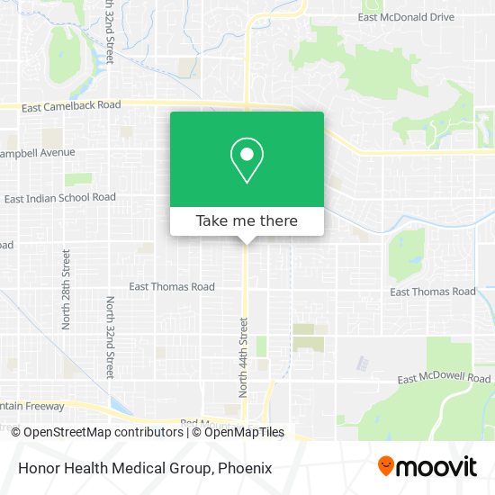 Mapa de Honor Health Medical Group