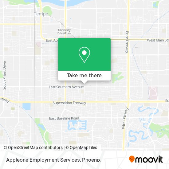 Appleone Employment Services map