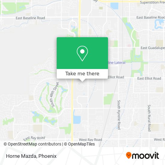 Horne Mazda map