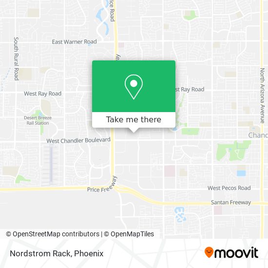 Nordstrom Rack map