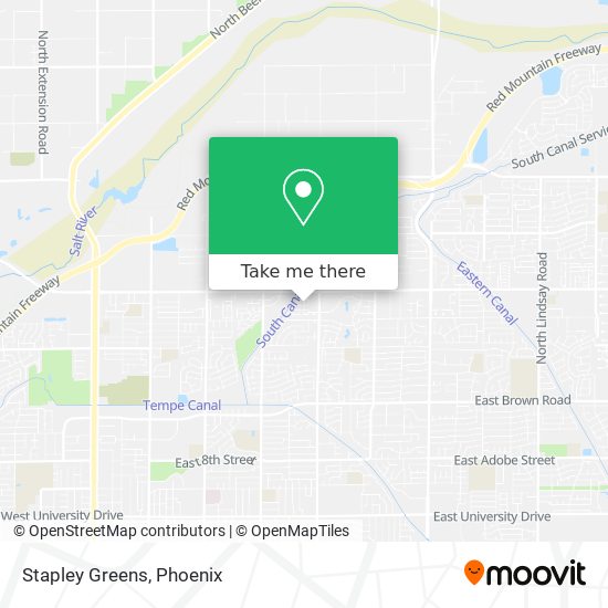 Stapley Greens map