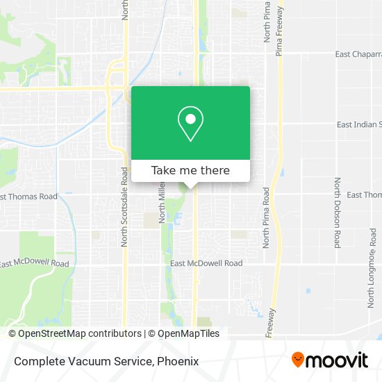 Complete Vacuum Service map