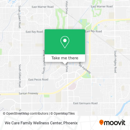 We Care Family Wellness Center map