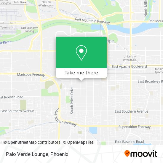 Mapa de Palo Verde Lounge