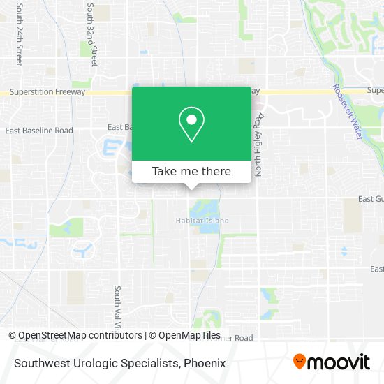 Southwest Urologic Specialists map