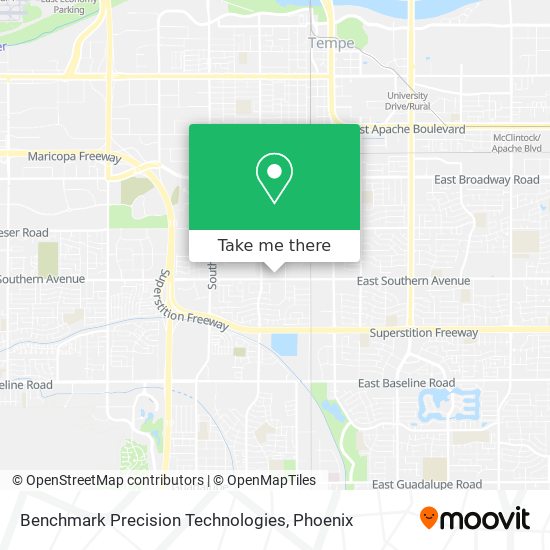 Mapa de Benchmark Precision Technologies