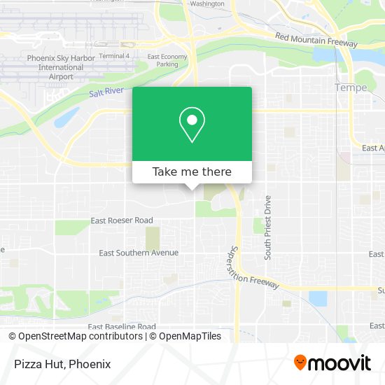 Pizza Hut map