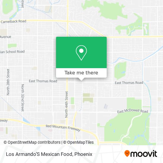 Los Armando’S Mexican Food map