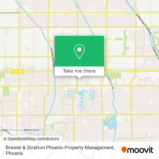 Brewer & Stratton Phoenix Property Management map