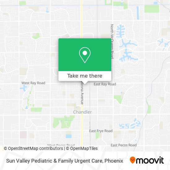 Mapa de Sun Valley Pediatric & Family Urgent Care