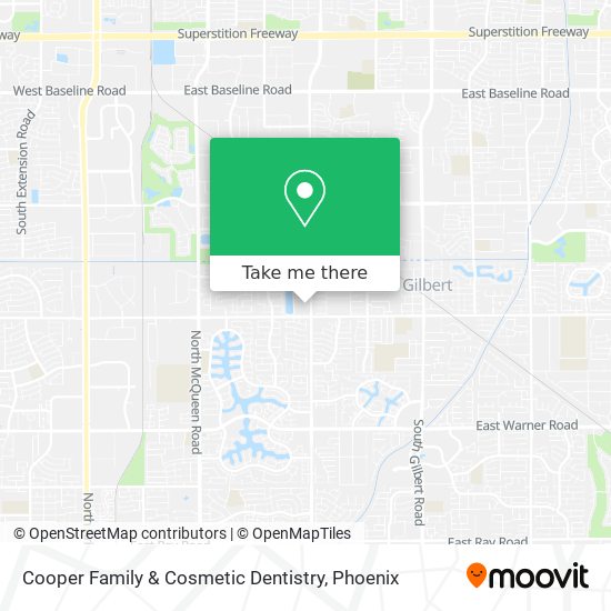Mapa de Cooper Family & Cosmetic Dentistry