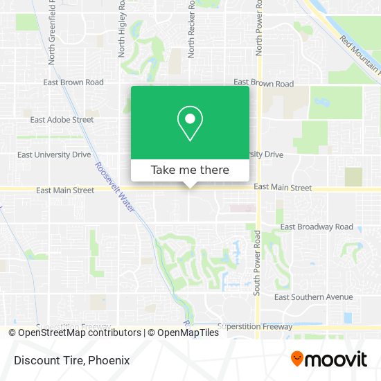 Discount Tire map