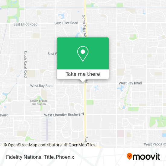 Mapa de Fidelity National Title