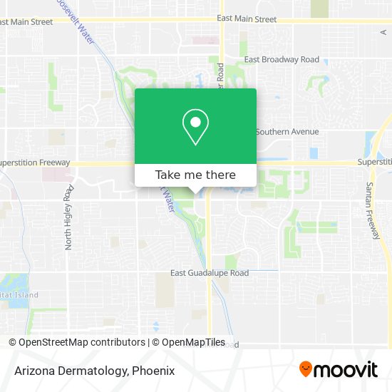Arizona Dermatology map