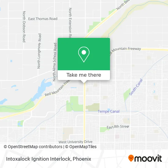 Intoxalock Ignition Interlock map