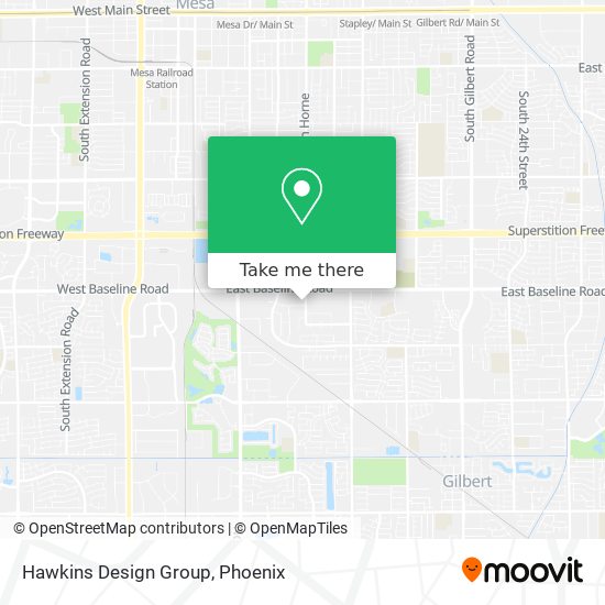 Mapa de Hawkins Design Group